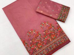 Kashmiri embroidered saree